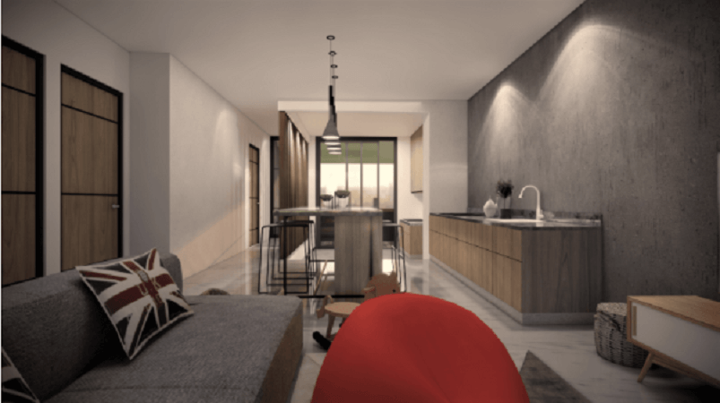 Apartemen 2 Kamar Modern
